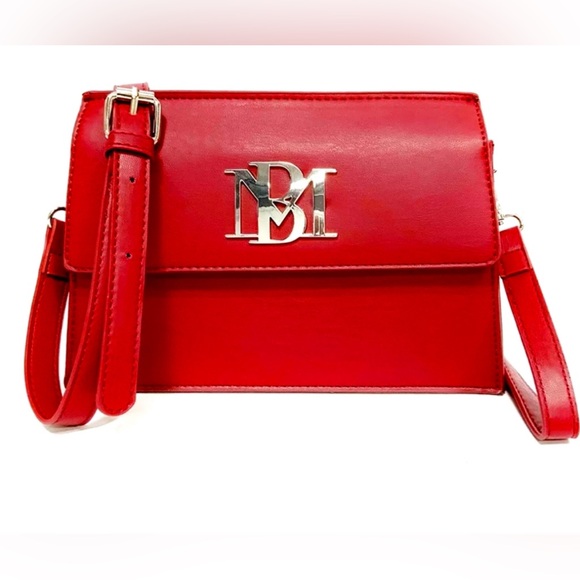 Badgley Mischka Handbags - Badgley Mischka Women's Small Classic Crossbody Red New With Tags